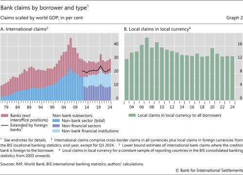 Bank claims by borrower and type